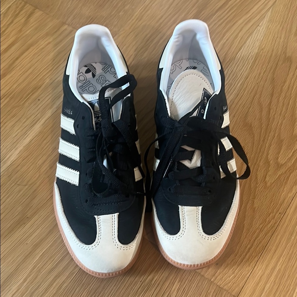 Adidas Black and White Sneakers